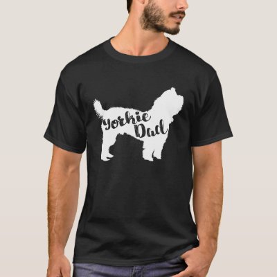 Yorkie Dad  for men   Yorkshire Terrier dog T-Shirt