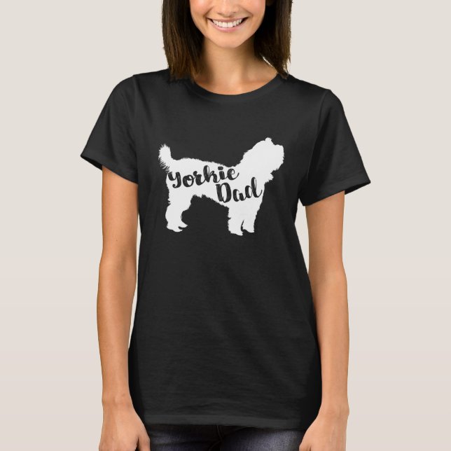 Yorkie Dad  for men   Yorkshire Terrier dog T-Shirt (Front)