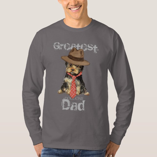 Yorkie Dad T-Shirt (Front)