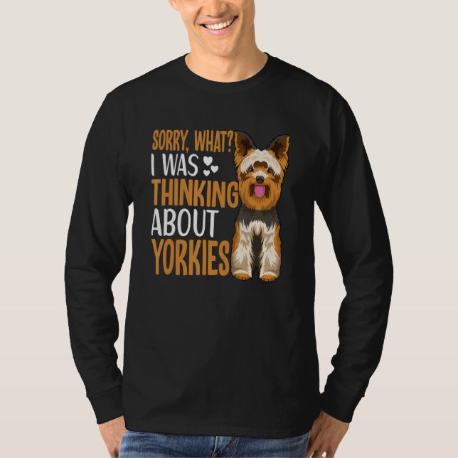 Yorkie Dog Apparel For Yorkshire Terrier Owner T-Shirt (Front)