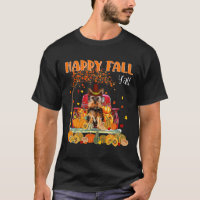 Yorkie Dog Autumn Fall Pumpkin Truck Mappe Thanksg