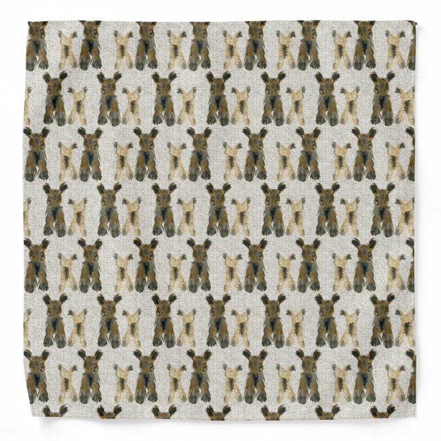 Yorkie Dog Bandana (Front)