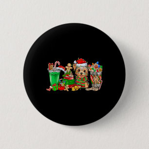 Yorkie Dog Christmas Pajamas Coffee Latte Mugs Xma Button