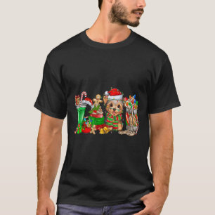 Yorkie Dog Christmas Pajamas Coffee Latte Mugs Xma T-Shirt
