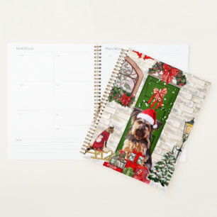 Yorkie Dog Christmas Planner