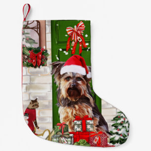 Yorkie Dog Christmas Small Christmas Stocking
