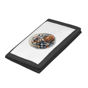 Yorkie Dog Halloween Trifold Wallet