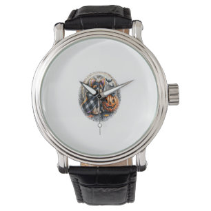 Yorkie Dog Halloween Watch