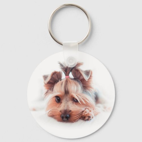 Yorkie Dog Love Yorkies Yorkshire Terrier Keychain