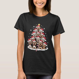 Yorkie Dogs Tree Christmas Sweater Xmas Pet Animal