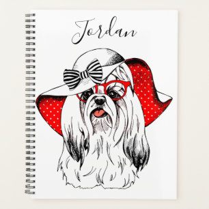 Yorkie Fashion Shoot   Add Your Name Planner