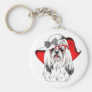yorkie keychain