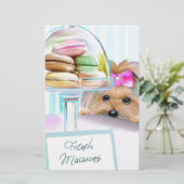 Yorkie French Macarons (Standing Front)