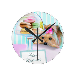 Yorkshire Terrier Vinyl Record Wall Clock Decor Handmade 6014