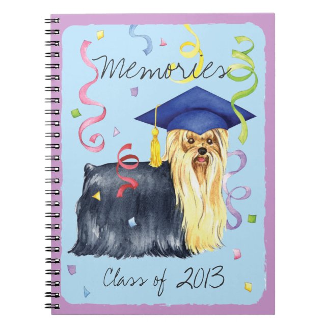 Yorkie Graduate Notebook (Front)
