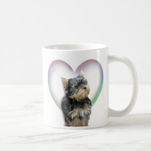 Yorkie Heart Coffee Mug