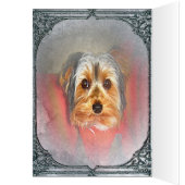 Yorkie Hunter Customizable Cards (Inside (Left))