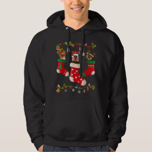 Yorkie In Socks Christmas Dog Lover Sweater Xmas