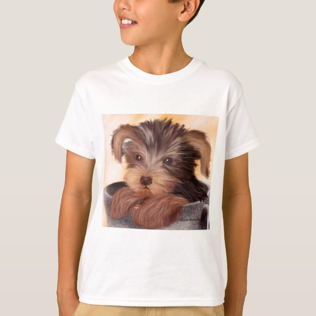 Yorkie in your Cup T-Shirt (Front)