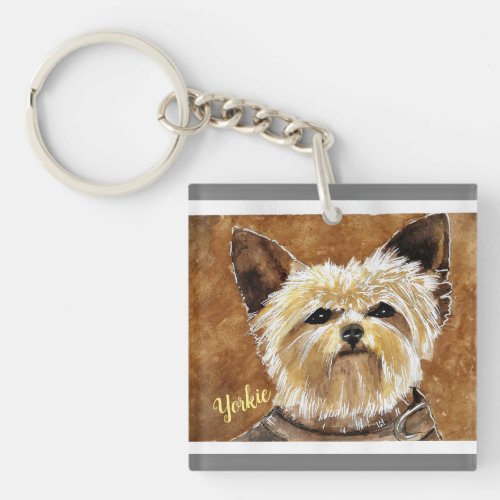 Yorkie Keychain