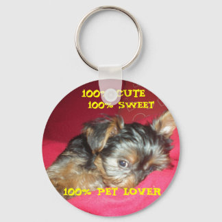 Yorkie Keychain