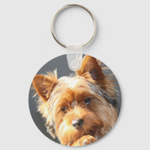 yorkie keychain