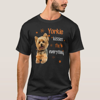 Yorkie kisses fix everything T-Shirt