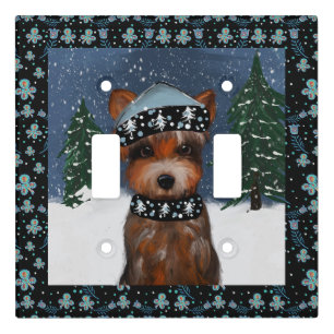 Yorkie light switch cover