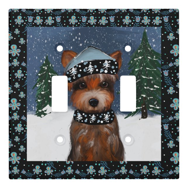 Yorkie         light switch cover (Front)