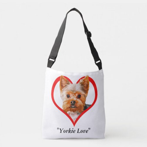 Yorkie Love Crossbody Bag
