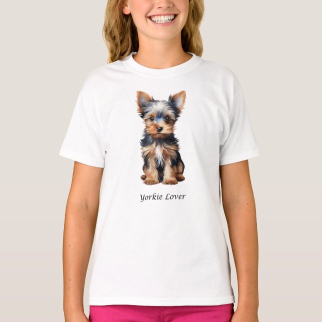Yorkie Lover Shirt - Cute Yorkie Shirt  (Front)