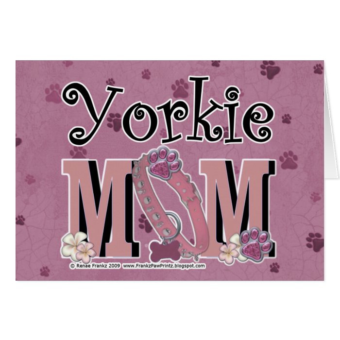 Yorkie MOM Cards