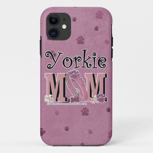 Yorkie MOM iPhone 11 Case