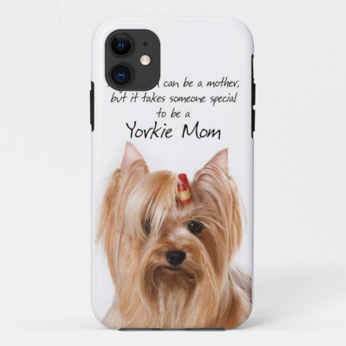 Yorkie Mom iPhone 5 Case