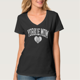Yorkie Mom Mama For Women Yorkshire Dog Mama Lady T-Shirt