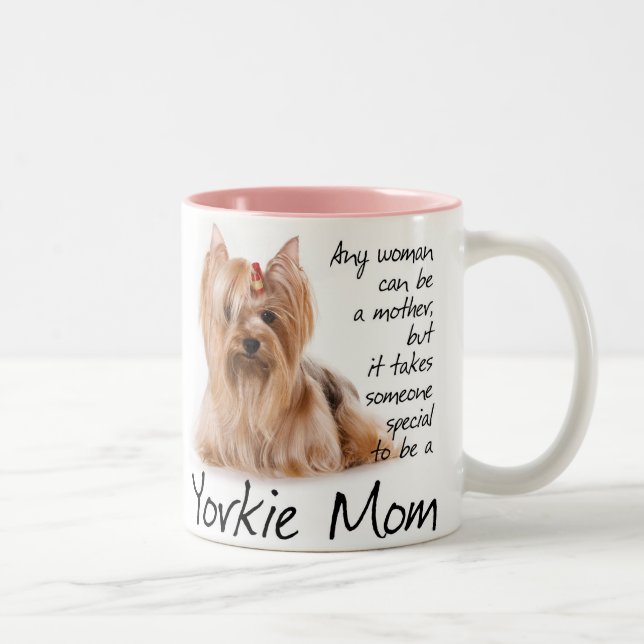 Yorkie Mom Mug (Right)