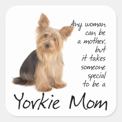 Yorkie Mom Stickers