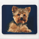 yorkie mouse pad<br><div class="desc">Fun mousepad with an adorable Yorkie puppy. Great for those Yorkie or animal lovers' desk space.</div>