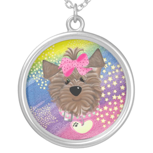 Yorkie Necklace (Front)