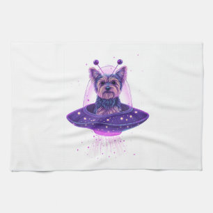Yorkie � Out-of-This-World Dog Kitchen Towel