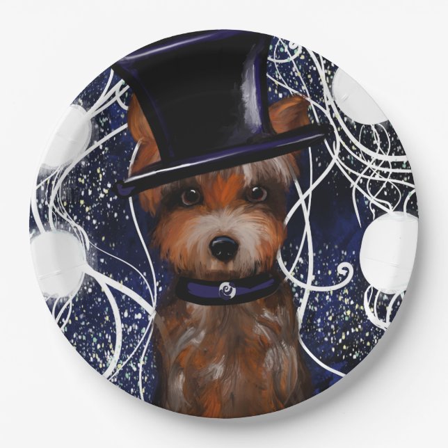 YORKIE            PAPER PLATES (Front)