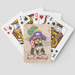 Yorkie Pirate Poker Cards