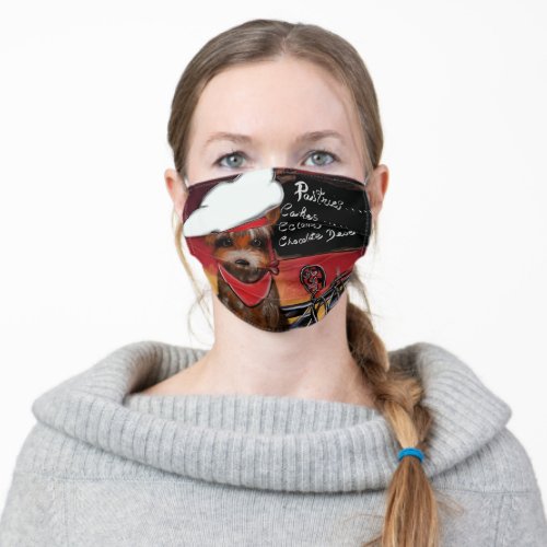 YORKIE POO     ADULT CLOTH FACE MASK