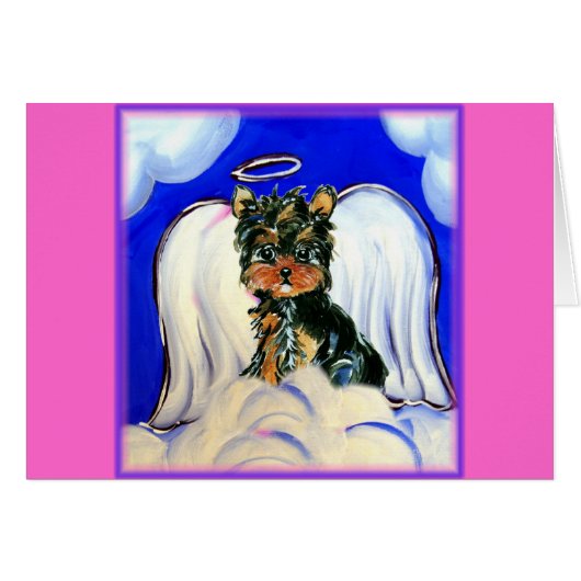 Yorkie Poo Angel (Front Horizontal)