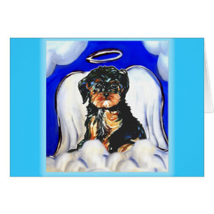 Yorkie Poo Angel Cards
