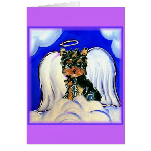 Yorkie Poo Angel Cards (Front)