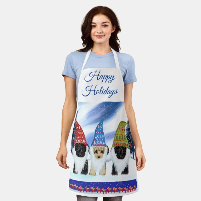 YORKIE POO APRON (Worn)