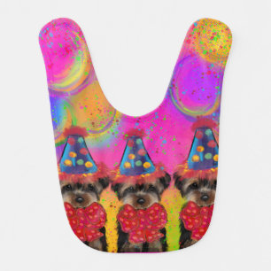 Yorkie Poo Baby Bib