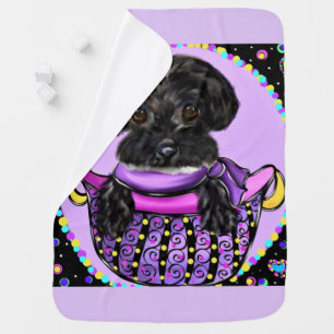 Yorkie Poo Baby Blanket
