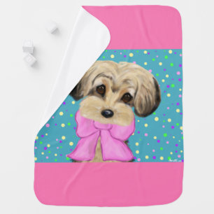 Yorkie Poo Baby Blanket